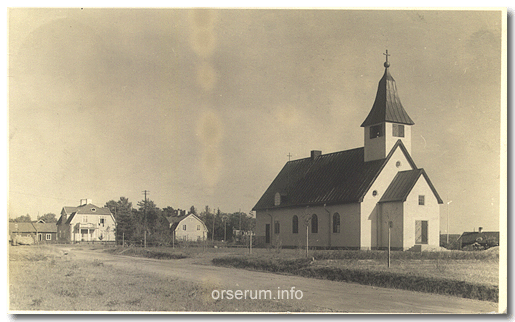 Örserums kyrka före invigningen